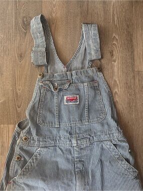 Vintage Ikeda Blue Stripe Cotton Overalls
